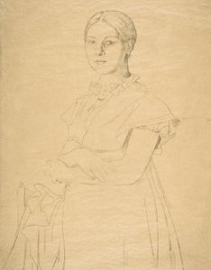Madame Granger (after Ingres) by Felix Bracquemond