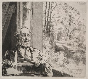 Meyer-Heine, c. 1872 by Felix Bracquemond
