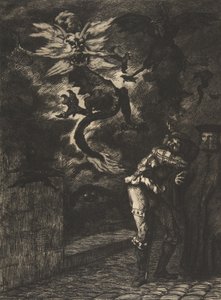 Panurge Leaving Raminagrobis by Felix Bracquemond