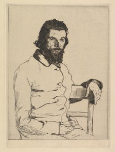 Portrait of Charles Meryon by Felix Bracquemond