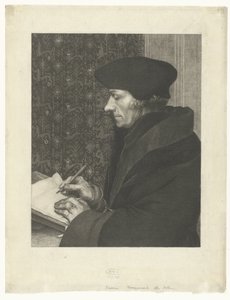 Portrait of Desiderius Erasmus by Felix Bracquemond