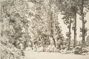 Rue des Bruyères, à Sèvres by Felix Bracquemond