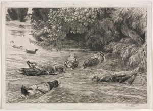 The Question Mark by Felix Bracquemond