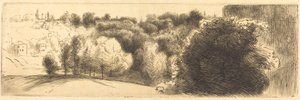The Road Leading to Bellevue by Felix Bracquemond