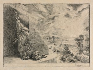 The Wild Rabbit, 1891 by Felix Bracquemond