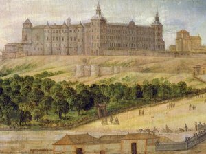 View of the Alcazar of Madrid