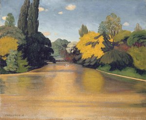 Bois de Boulogne, Las St. James by Felix Edouard Vallotton