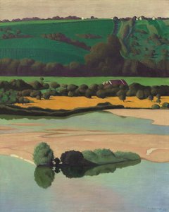 Evening on the Loire by Felix Edouard Vallotton