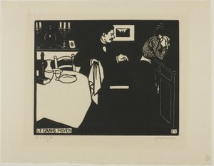 Extreme Measure, plate six from Intimacies by Felix Edouard Vallotton