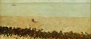 The Beach of Villerville by Felix Edouard Vallotton