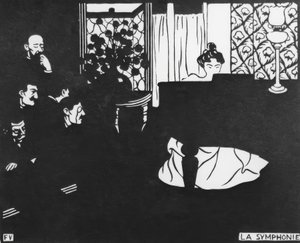 The Symphony by Felix Edouard Vallotton