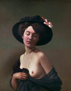 Lady in a Black Hat, 1908 by Felix Edouard Vallotton