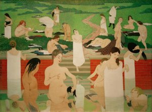 The Bath in the Evening of Summer