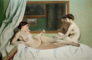 The Rest of the Models by Felix Edouard Vallotton
