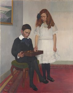 Les Enfants Hahnloser by Felix Edouard Vallotton