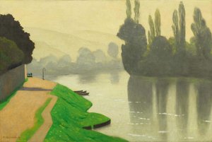 Morning Mist at Andelys, 1917 by Felix Edouard Vallotton