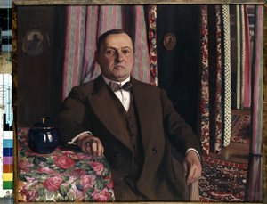 Portrait of the Art Collector Georges Haasen by Felix Edouard Vallotton