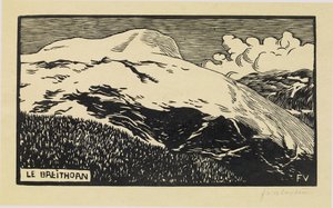 The Breithorn by Felix Edouard Vallotton