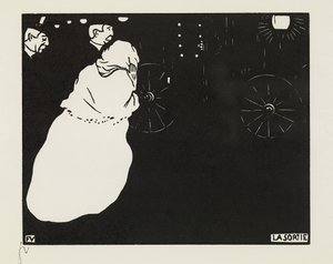 The Departure by Felix Edouard Vallotton