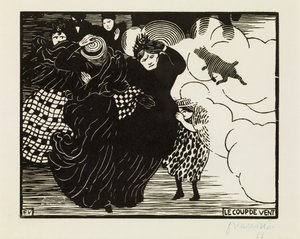 The Gale by Felix Edouard Vallotton