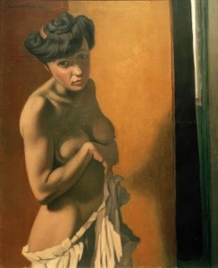 Brown Nude Torso by Felix Edouard Vallotton