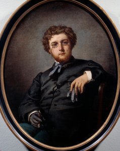 Portrait of George Bizet, French composer by Felix Henri Giacomotti