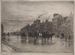 A Winter Morning on the Quai de L
