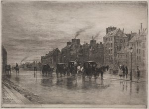 A Winter Morning on the Quai de L