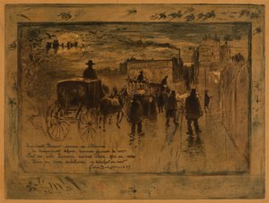 Funeral Procession on the Boulevard de Clichy