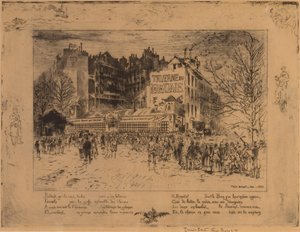 The Place des Martyrs and the Jailhouse, 1885