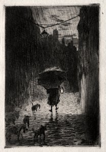 Rain and Umbrella