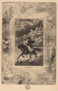 Ryno and Hermangarde by Felix Hilaire Buhot