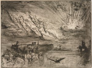 The Spirits from the Cities of the Dead, 1885 by Felix Hilaire Buhot