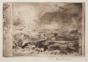 The Storm, after Constable, c. 1875 by Felix Hilaire Buhot