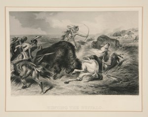 Hunting the Buffalo by Felix O. C. Darley