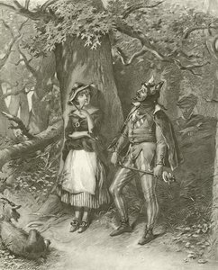 As you like it. Act III, Scene III by Felix Octavius Carr Darley