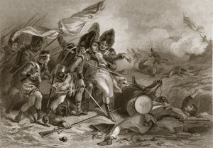 Death of Pakenham at the Battle of New Orleans, published 1860 by Felix Octavius Carr Darley