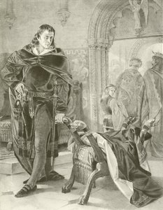 Hamlet. Act I, Scene II by Felix Octavius Carr Darley