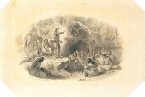John Eliot Preaching to the Indians by Felix Octavius Carr Darley