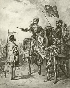 King Henry Fifth V. Act IV, Scene VII by Felix Octavius Carr Darley