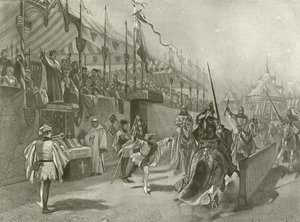 King Richard II. Act I, Scene III by Felix Octavius Carr Darley