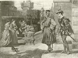 Othello. Act III, Scene III by Felix Octavius Carr Darley