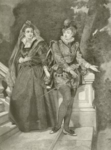 Twelfth Night. Act III, Scene IV by Felix Octavius Carr Darley