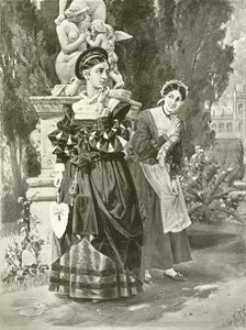 Two Gentlemen of Verona. Act I, Scene II by Felix Octavius Carr Darley