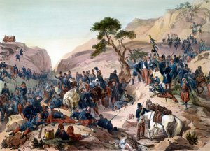 Episode of the conquest of Algeria in 1840 - Battle of the Mouzaia Pass (1840) - The Duke of Orleans exercises command in the French army - The French army wins the Teniah of Mouzaia battle for the mountain pass of Mouzaia on 1