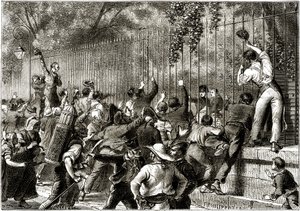 The Crowd in Paris Acclaims Napoleon I, Accompanied by Lucien Bonaparte