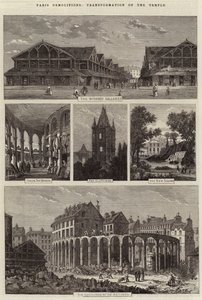 Paris Demolitions, Transformation of the Temple by Felix Thorigny