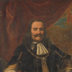 Michiel Adriaensz de Ruyter (1607-1676), Lieutenant Admiral by Ferdinand Bol (copy after)