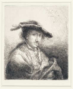 Young Man Wearing a Plumed Hat, 1642