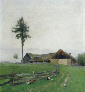 Farm near Zwettl by Ferdinand Brunner